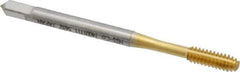 OSG - #6-32 UNC H10 Thread Limit Modified Bottoming Thread Forming Tap - Cobalt, TiN Finish, 2" OAL, 11/16" Thread Length, Right Hand Thread, Series HY-PRO NRT - Best Tool & Supply