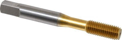 OSG - 5/16-24 UNF H5 Thread Limit Modified Bottoming Thread Forming Tap - Cobalt, TiN Finish, 2-23/32" OAL, 1-1/8" Thread Length, Right Hand Thread, Series HY-PRO NRT - Best Tool & Supply