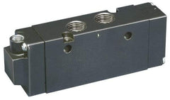 Parker - 4-Way Body Ported Stacking Solenoid Valve - 7 CV Rate, 8.62" Long - Best Tool & Supply