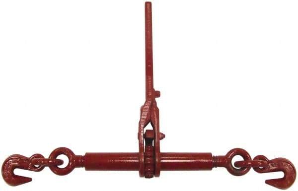 CM - 5,400 Lbs. Load Limit Ratchet Loadbinder - 5/16 Inch Max Chain Size, 8 Inch Take Up, Chain Grade 80 - Best Tool & Supply