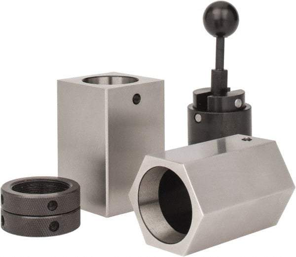 Interstate - Series 5C, 1/16 to 1-1/8" Collet Capacity, Horizontal Collet Block Chuck - Manually Activated - Best Tool & Supply