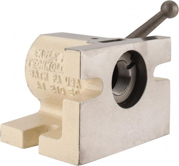 Eagle Rock - Series 5C, 1-1/16" Collet Capacity, Horizontal/Vertical Standard Collet Holding Fixture - Manually Activated, 3-3/4" Base Diam Width, 4" High - Best Tool & Supply