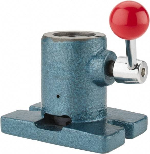 Interstate - Series 5C, Horizontal Standard Collet Holding Fixture - Manually Activated, 3-1/2" Base Diam Width, 3-3/4" High - Best Tool & Supply