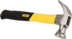 Stanley - 1 Lb Head, Curved Claw Nail Hammer - 13" OAL, Carbon Steel Head, Graphite Handle with Grip - Best Tool & Supply