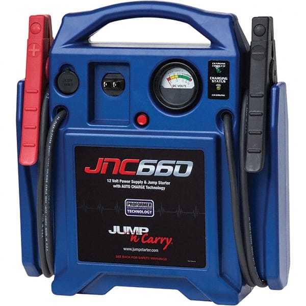 Jump-N-Carry - Automotive Battery Chargers & Jump Starters; Type: Jump Starter ; Amperage Rating: 1700 ; Starter Amperage: 425 ; Voltage: 12 VDC ; Battery Size Group: 12 Volt - Best Tool & Supply