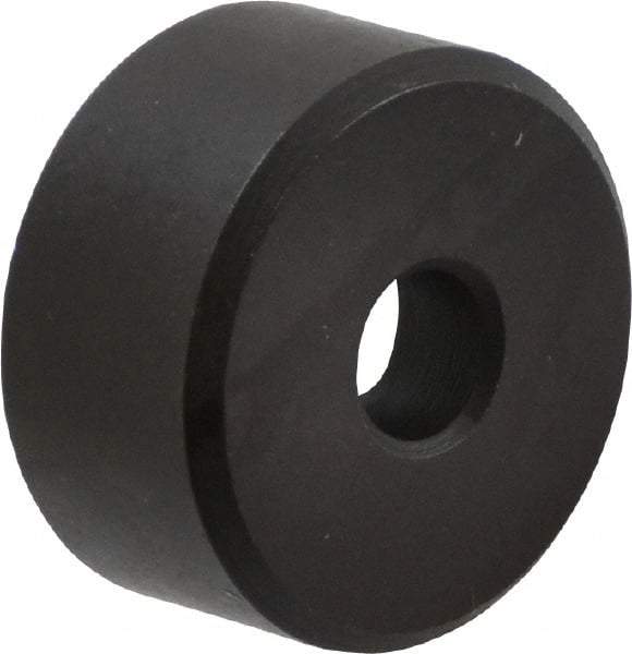 Fairlane - 1/2" OAL, 1" OD, Steel, Counterbored Rest Button - Black Oxide Coating - Best Tool & Supply