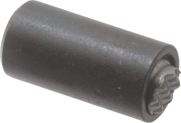 Fairlane - 10-32, 5/8" Thread Length, 5/16" Ball Diam, Serrated Ball Pad Surface, Alloy Steel, Black Oxide, Base, Swivel Action Gripper Assemblies - 1/2" Diam, 5/8" Deep Thread, 5/16" Contact Diam, 1-1/16" Overall Height, High Speed Steel Ball - Best Tool & Supply