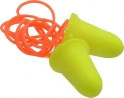 3M - Disposable, Corded, 33 dB, Taper Flare Earplugs - Neon Yellow, 200 Pairs - Best Tool & Supply