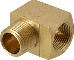 Eaton - 3/4 Male Thread x 3/4 Female Thread, Brass Industrial Pipe 90° Street Elbow - Best Tool & Supply