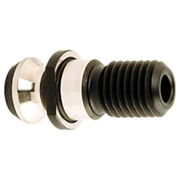 Iscar - BT40 Taper, M16x2 Thread, 45° Angle Radius, Standard Retention Knob - 1.7362" OAL, 0.7402" Knob Diam, 3/4" from Knob to Flange, 0.2756" Coolant Hole, Through Coolant - Exact Industrial Supply