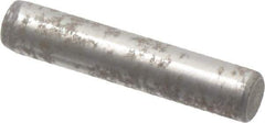 Value Collection - 1/8" Diam x 5/8" Pin Length Alloy Steel Oversized Dowel Pin - C 50-58 Hardness, 3,200 Lb Breaking Strength, 1 Beveled & 1 Rounded End - Best Tool & Supply