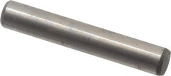 Value Collection - 1/8" Diam x 3/4" Pin Length Alloy Steel Oversized Dowel Pin - C 50-58 Hardness, 3,200 Lb Breaking Strength, 1 Beveled & 1 Rounded End - Best Tool & Supply