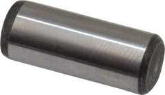 Value Collection - 1/4" Diam x 5/8" Pin Length Alloy Steel Oversized Dowel Pin - C 50-58 Hardness, 12,800 Lb Breaking Strength, 1 Beveled & 1 Rounded End - Best Tool & Supply