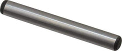 Value Collection - 1/4" Diam x 2" Pin Length Alloy Steel Oversized Dowel Pin - C 50-58 Hardness, 12,800 Lb Breaking Strength, 1 Beveled & 1 Rounded End - Best Tool & Supply