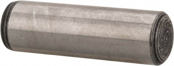 Value Collection - 5/16" Diam x 1" Pin Length Alloy Steel Oversized Dowel Pin - C 50-58 Hardness, 20,000 Lb Breaking Strength, 1 Beveled & 1 Rounded End - Best Tool & Supply