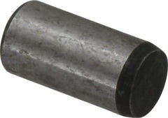 Value Collection - 3/8" Diam x 3/4" Pin Length Alloy Steel Oversized Dowel Pin - C 50-58 Hardness, 28,700 Lb Breaking Strength, 1 Beveled & 1 Rounded End - Best Tool & Supply