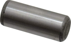 Value Collection - 1/2" Diam x 1-1/4" Pin Length Alloy Steel Oversized Dowel Pin - C 50-58 Hardness, 51,000 Lb Breaking Strength, 1 Beveled & 1 Rounded End - Best Tool & Supply