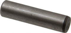 Value Collection - 1/2" Diam x 2" Pin Length Alloy Steel Oversized Dowel Pin - C 50-58 Hardness, 51,000 Lb Breaking Strength, 1 Beveled & 1 Rounded End - Best Tool & Supply