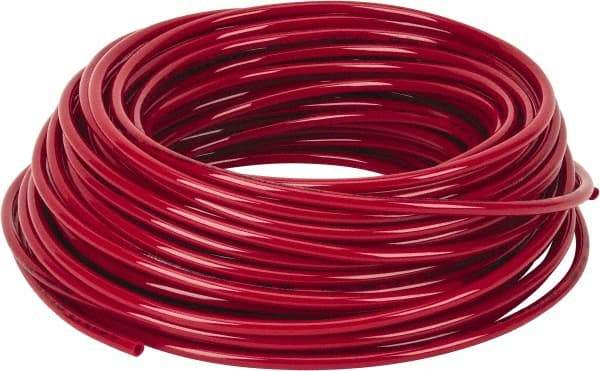 Coilhose Pneumatics - 0.17" ID x 1/4" OD, 100' Long, Nylon Tube - Red, 265 Max psi, -60 to 200°F - Best Tool & Supply