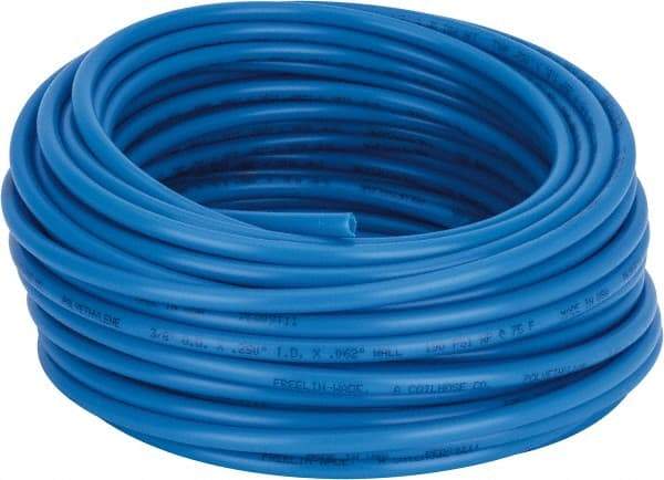 Coilhose Pneumatics - 1/4" ID x 3/8" OD, 100' Long, Polyethylene Tube - Blue, 192 Max psi, -60 to 200°F - Best Tool & Supply