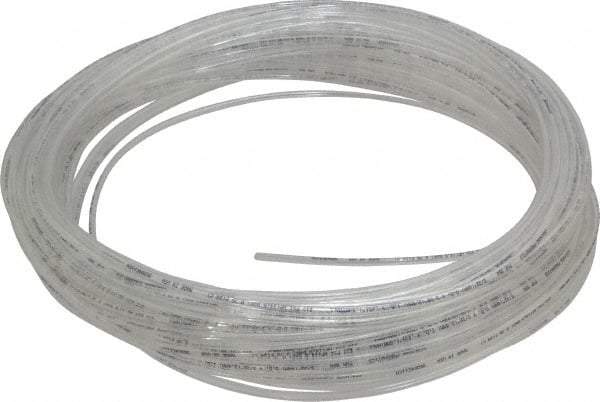 Coilhose Pneumatics - 0.093" ID x 5/32" OD, 100' Long, Polyurethane Tube - Clear, 176 Max psi, -60 to 200°F - Best Tool & Supply