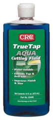 CRC - TrueTap Aqua, 16 oz Bottle Cutting Fluid - Water Soluble, For Drilling, Reaming, Sawing, Shearing, Tapping, Threading, Turning - Best Tool & Supply