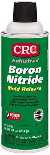 CRC - 16 Ounce Aerosol Can, White, General Purpose Mold Release - Boron Nitride Composition - Best Tool & Supply