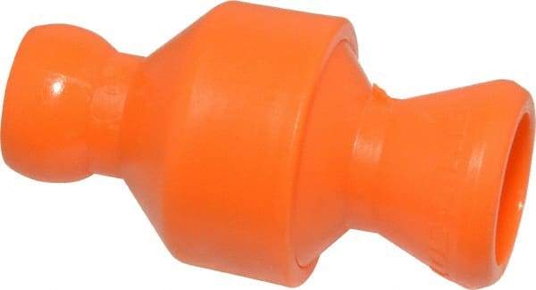 Loc-Line - 2 Piece, 1/4" ID Coolant Hose In-Line Valve - Female to Ball Connection, Acetal Copolymer Body, Unthreaded, Use with Loc-Line Modular Hose Systems - Best Tool & Supply