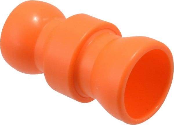 Loc-Line - 2 Piece, 1/2" ID Coolant Hose In-Line Valve - Female to Ball Connection, Acetal Copolymer Body, Unthreaded, Use with Loc-Line Modular Hose Systems - Best Tool & Supply