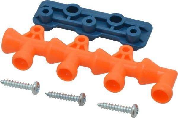 Loc-Line - 1/4" Hose Inside Diam, Coolant Hose Manifold - For Use with Loc-Line Modular Hose System and Shields, 8 Pieces - Best Tool & Supply