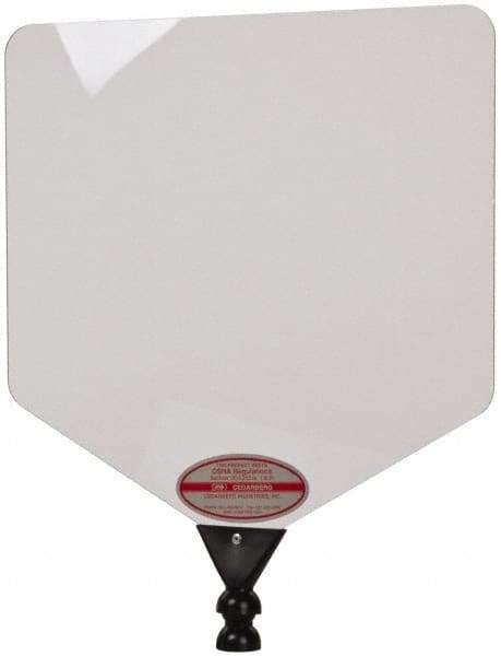 Cedarberg - 12 Inch Long x 12 Inch Wide Polycarbonate Replacement Shield - For Use With Opti Shield 8550-255 - Best Tool & Supply