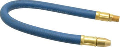 Coilhose Pneumatics - 18" Hose Length, 1/4" Nozzle Diam, 3/8" Hose ID, Coolant Hose - 1/4" NPT For Mist Coolant Systems - Best Tool & Supply