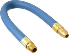 Coilhose Pneumatics - 18" Hose Length, 3/8" Nozzle Diam, 1/2" Hose ID, Coolant Hose - 3/8" NPT For Mist Coolant Systems - Best Tool & Supply