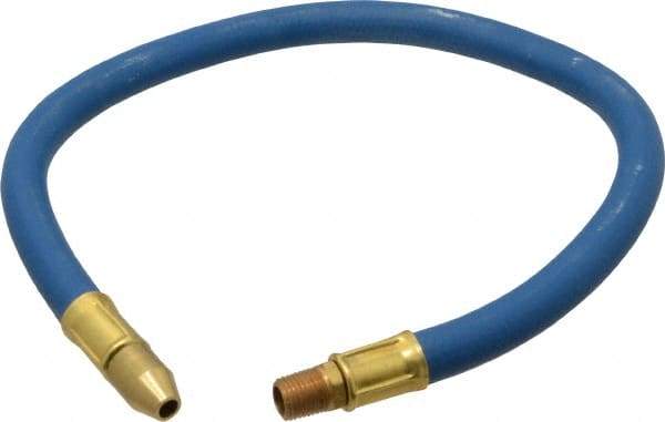 Coilhose Pneumatics - 24" Hose Length, 1/4" Nozzle Diam, 3/8" Hose ID, Coolant Hose - 1/4" NPT For Mist Coolant Systems - Best Tool & Supply