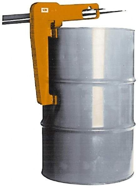 Made in USA - 3,000 Lb Load Capacity, 55 Gal Drum Lifter - For 55 Gal Drums - Best Tool & Supply