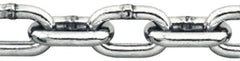 Pewag - 1/8" Welded Stainless Steel Chain - 410 Lb Capacity, Grade 30, Cut to Length, Stainless Steel, Bright Finish - Best Tool & Supply