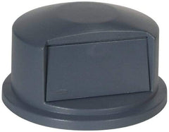 Rubbermaid - Round Lid for Use with 32 Gal Round Trash Cans - Gray, Polyethylene, For 2632 Brute Trash Cans - Best Tool & Supply