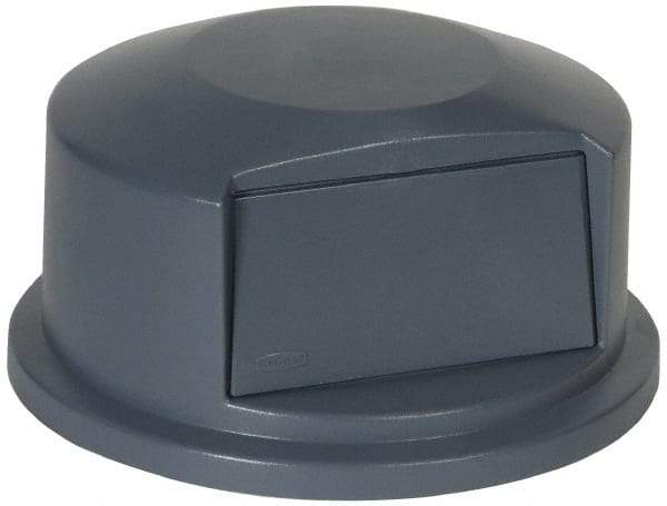 Rubbermaid - Round Lid for Use with 44 Gal Round Trash Cans - Gray, Polyethylene, For 2643 Brute Trash Cans - Best Tool & Supply