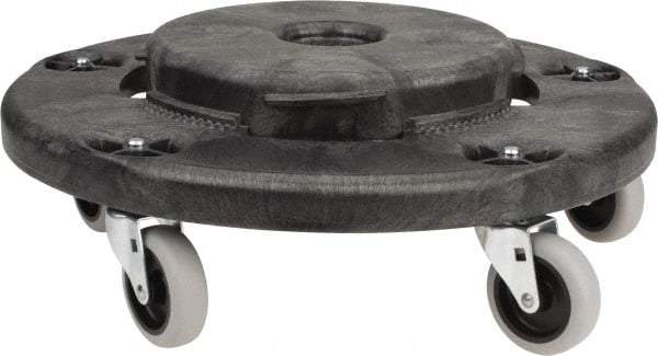 Rubbermaid - Round Polyethylene Twist-On Trash Can Dolly - Compatible with 20, 32, 44 & 55 Gal Containers, Compatible with Brute 2620, 2632, 2643, 2655 - Best Tool & Supply