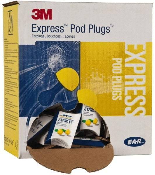 3M - Disposable, Uncorded, 25 dB Earplugs - Yellow, 100 Pairs - Best Tool & Supply