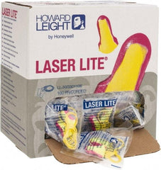 Howard Leight - Disposable, Corded, 32 dB, T Shape Earplugs - Magenta and Yellow, 100 Pairs - Best Tool & Supply