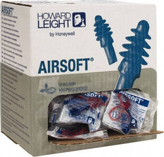 Howard Leight - Reusable, Corded, 27 dB, Flange Earplugs - Blue, 100 Pairs - Best Tool & Supply