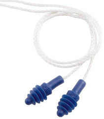 Howard Leight - Reusable, Corded, 27 dB, Flange Earplugs - Blue, 100 Pairs - Best Tool & Supply