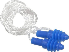 Howard Leight - Reusable, Corded, 27 dB, Flange Earplugs - Blue, 50 Pairs - Best Tool & Supply