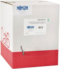 Tripp-Lite - Cat6, 24 AWG, 8 Wires, 550 MHz, Unshielded Network & Ethernet Cable - Gray, PVC, 1,000' OAL - Best Tool & Supply