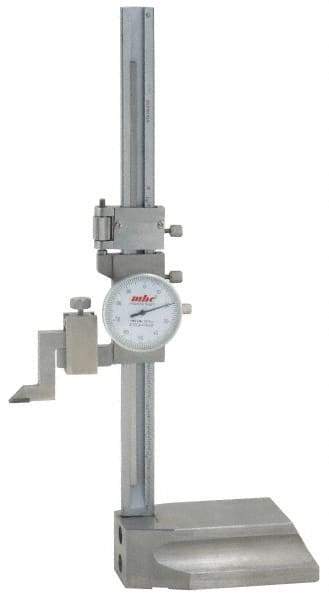 Value Collection - 300mm Stainless Steel Dial Height Gage - 0.02mm Graduation, Dial Display - Best Tool & Supply