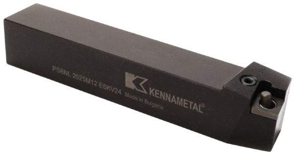 Kennametal - PSBN, Left Hand Cut, 15° Lead Angle, 32mm Shank Height x 32mm Shank Width, Negative Rake Indexable Turning Toolholder - 170mm OAL, SN..1906.. Insert Compatibility, Series Kenlever - Best Tool & Supply