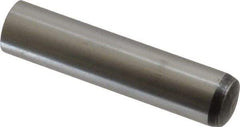 Value Collection - 10mm Diam x 45mm Pin Length Alloy Steel Standard Dowel Pin - C 58-62 Hardness, 37,100 Lb Breaking Strength, 1 Rounded End - Best Tool & Supply