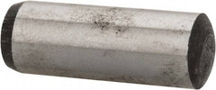 Value Collection - 12mm Diam x 35mm Pin Length Alloy Steel Standard Dowel Pin - C 58-62 Hardness, 53,400 Lb Breaking Strength, 1 Rounded End - Best Tool & Supply