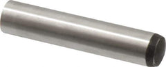 Value Collection - 12mm Diam x 60mm Pin Length Alloy Steel Standard Dowel Pin - C 58-62 Hardness, 53,400 Lb Breaking Strength, 1 Rounded End - Best Tool & Supply